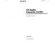 SONY CFD-535 Owner's Manual cover photo
