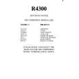 SONY R4300 Owner's Manual cover photo