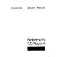 NAKAMICHI CD PLAYER 4 Service Manual cover photo