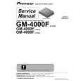 PIONEER GM-4000F Service Manual cover photo