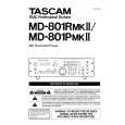 TEAC MD801PMKII Owner's Manual cover photo