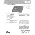 SONY BM88 Service Manual cover photo