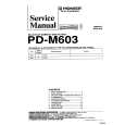 PIONEER PDM603 Service Manual cover photo