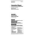SONY WM-EX1 Owner's Manual cover photo