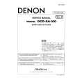 DENON DCD-SA100 Service Manual cover photo