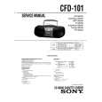 SONY CFD101 Service Manual cover photo