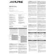 ALPINE DDTF25A Owner's Manual cover photo