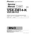 PIONEER VSX-D814-S/MYXJ Service Manual cover photo