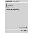 PIONEER DEH-P7950UB/XU/CN5 Owner's Manual cover photo