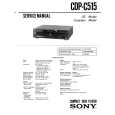 SONY CDPC515 Service Manual cover photo