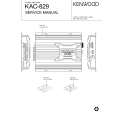 KENWOOD KAC-829 Service Manual cover photo