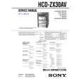 SONY HCDZX30AV Service Manual cover photo