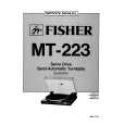 FISHER MT223 Service Manual cover photo