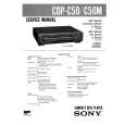 SONY CDPC50 Service Manual cover photo