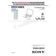 SONY PCGGRX550 Service Manual cover photo