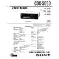 SONY CDX5060 Service Manual cover photo
