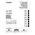 PIONEER A656 Owner's Manual cover photo