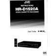 JVC HRD1520A Owner's Manual cover photo