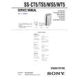 SONY SS-CT5 Service Manual cover photo