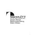 NAKAMICHI ZX-9 Owner's Manual cover photo