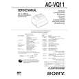 SONY AC-VQ11 Service Manual cover photo