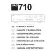 NAD 710 Owner's Manual cover photo
