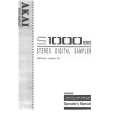 AKAI S1000 SERIES Owner's Manual cover photo