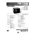 SONY PVM2730QM Service Manual cover photo