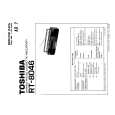 TOSHIBA RT8046 Service Manual cover photo