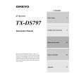 ONKYO TXDS797 Owner's Manual cover photo