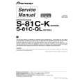 PIONEER S-81C-K/SXTW/E5 Service Manual cover photo