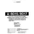 ONKYO A-8015 Owner's Manual cover photo
