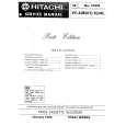 HITACHI VT63E/CT Service Manual cover photo
