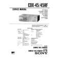 SONY CDX45/RF Service Manual cover photo