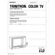 SONY KV-1925R Owner's Manual cover photo