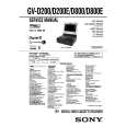 SONY GVD800/E Service Manual cover photo