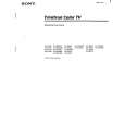 SONY KV-27S26 Owner's Manual cover photo