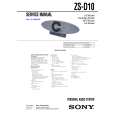SONY ZSD10 Service Manual cover photo