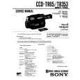 SONY CCDTR353 Service Manual cover photo