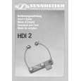 SENNHEISER HDI 2 Owner's Manual cover photo