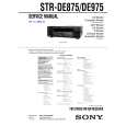 SONY STRDE875 Service Manual cover photo