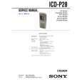 SONY ICDP28 Service Manual cover photo