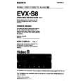 SONY EVX-S8 Owner's Manual cover photo