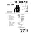 SONY SA-EX100 Service Manual cover photo