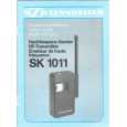 SENNHEISER SK 1011 Owner's Manual cover photo