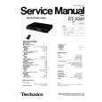TECHNICS STX301 Service Manual cover photo