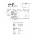 KENWOOD MV-9D Service Manual cover photo