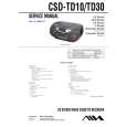 SONY CSD-TD10 Service Manual cover photo