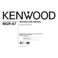 KENWOOD MGR-A7 Owner's Manual cover photo