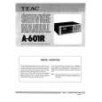TEAC A-601R Service Manual cover photo